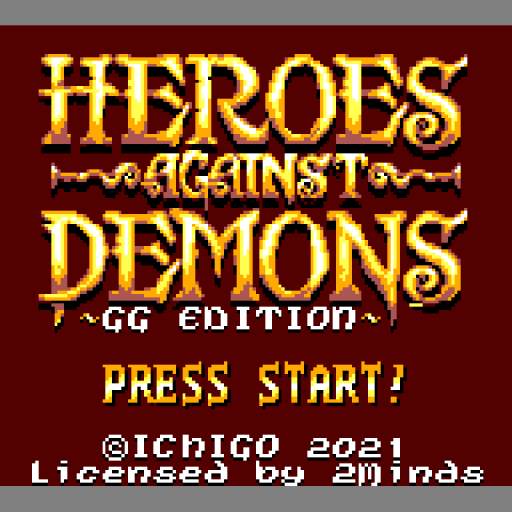 Heros Against Demons - Game Gear