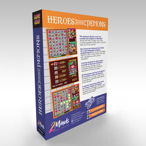 Heros Against Demons - Game Gear - Boite de jeu arrière