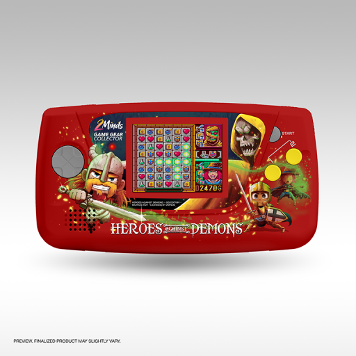 Heros Against Demons - Game Gear - Limited Edition have a unique shell